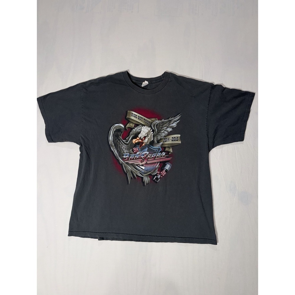 Bob Seger & The Silver Bullet Band Final Tour Vintage Tshirt Men's XXL Size